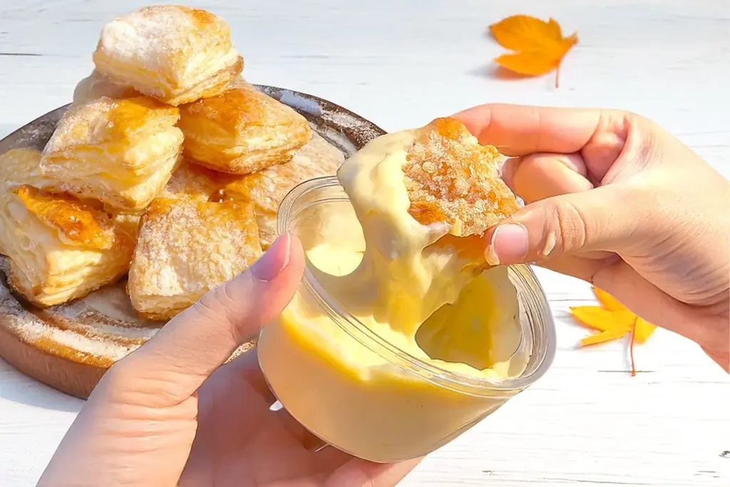 【9/13限定】童心をくすぐる今風「ディップパイ」 “敵なし最強コンビ” のザクザクパイ×伝説のカスタード！ 画像 2