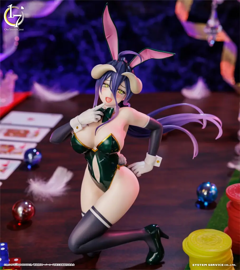 システムサービスの新たなフィギュアブランド「One-Seventh Carat」から「オーバーロード アルベド バニーVer.」が2025年9月に登場! 画像 2