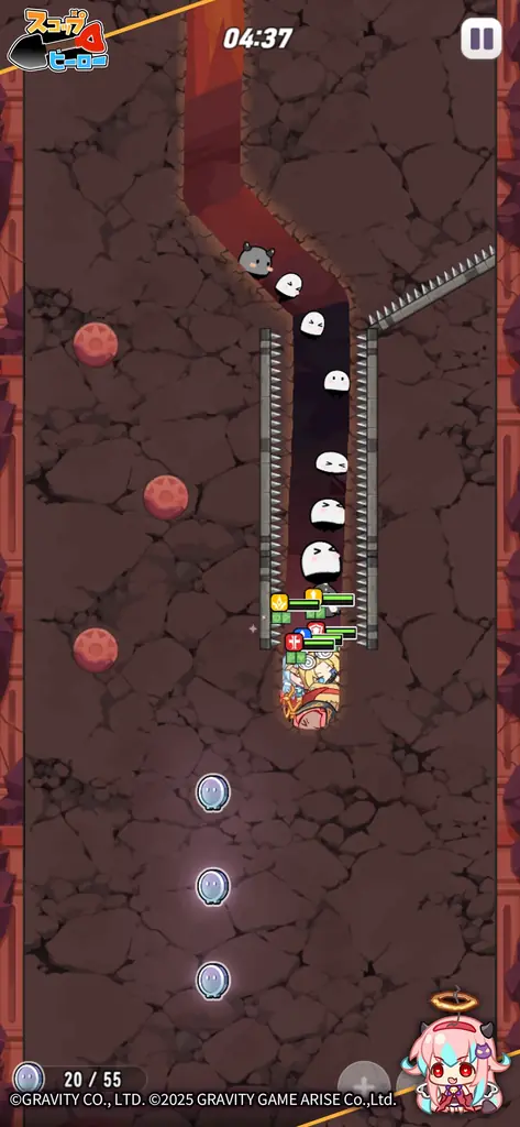 掘って進んで、跳ねて戦え！穴掘りぶっ飛びパズルRPG『スコップヒーロー』正式サービス開始日を2025年9月17日（水）に決定！ 画像 4