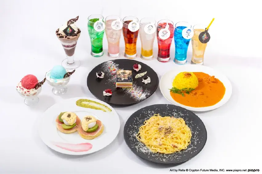 初音ミクシンフォニーコラボカフェ「10th Anniversary Party」が 横浜・Cafe Fan Baseにて 10/2(木)～11/8(土)期間限定オープン！ 画像 3