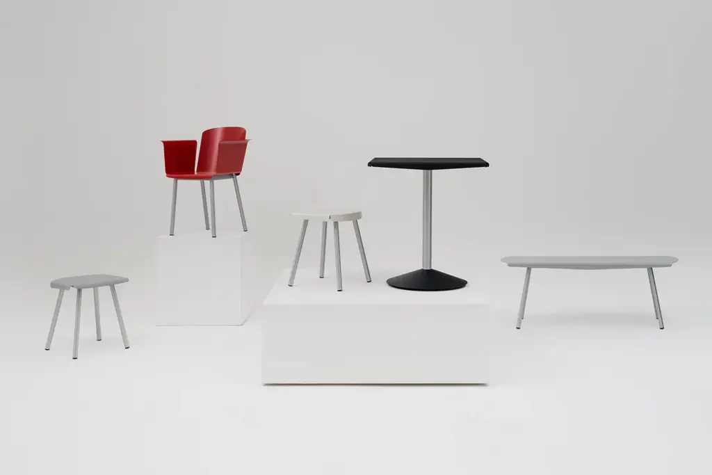 日本ベネックス、KUO DUO（クオデュオ）デザインによるアルミの軽やかさと職人技が融合した家具コレクション「HIKOU （ヒコウ）」を発表 画像 3