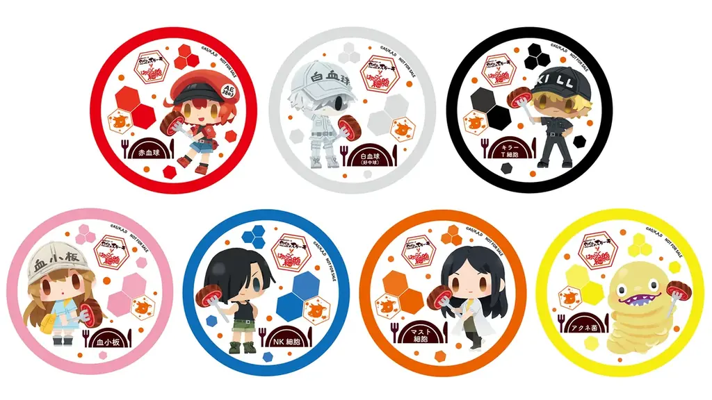 【コラボカフェ】やっぱりステーキとTVアニメ『はたらく細胞』とコラボ開始ここでしか味わえないメニュー＆描き起こしイラストのグッズが期間限定で登場！ 画像 5