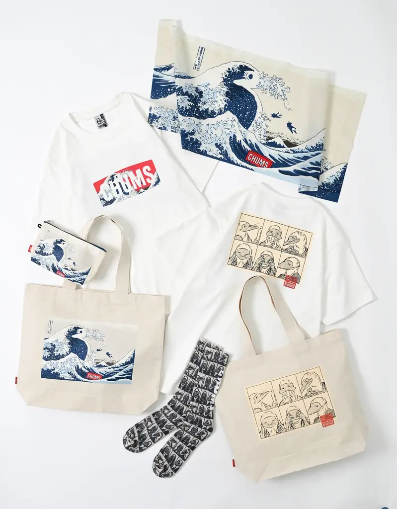 「マンガ」と「アニメ」の原点は北斎 【HOKUSAI-ぜんぶ、北斎のしわざでした。展】での 『CHUMS×葛飾北斎スペシャルコラボ』 画像 2