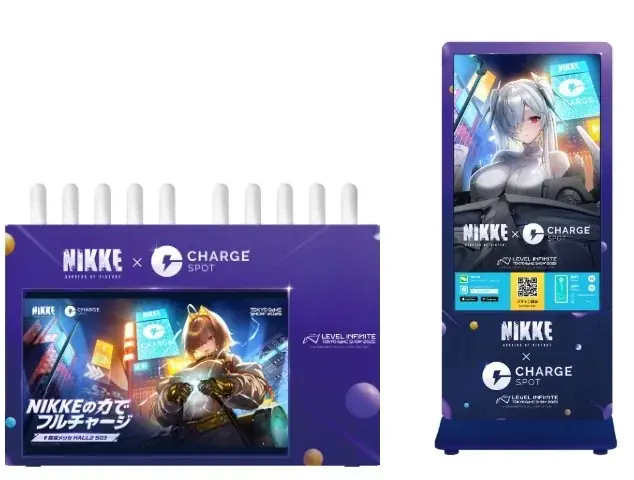 モバイルバッテリー「ChargeSPOT」東京ゲームショウ2025にて「NIKKE」特別デザインを展開 画像 3