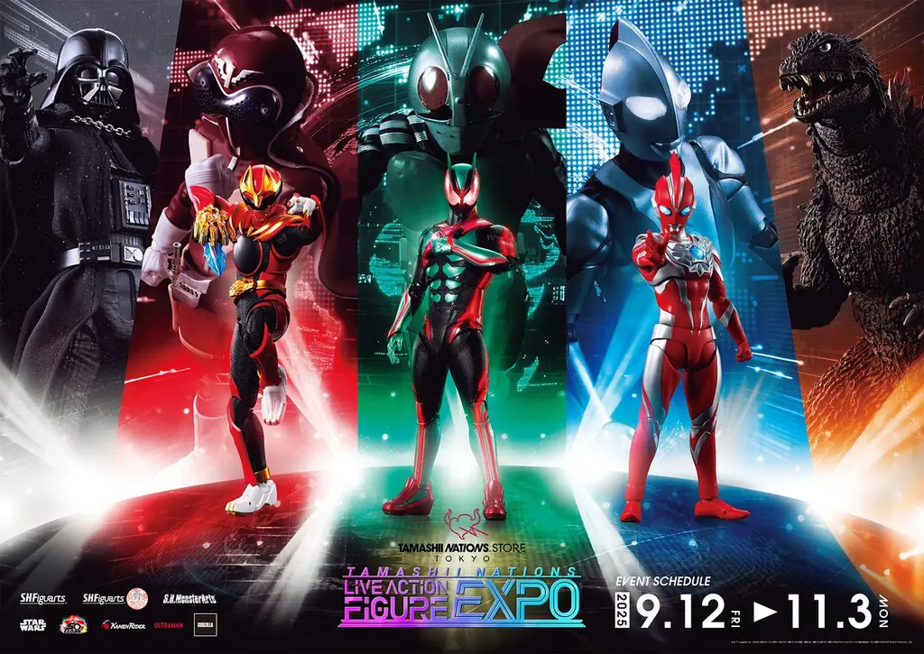 秋葉原で実写フィギュア集結　TAMASHII特集展示