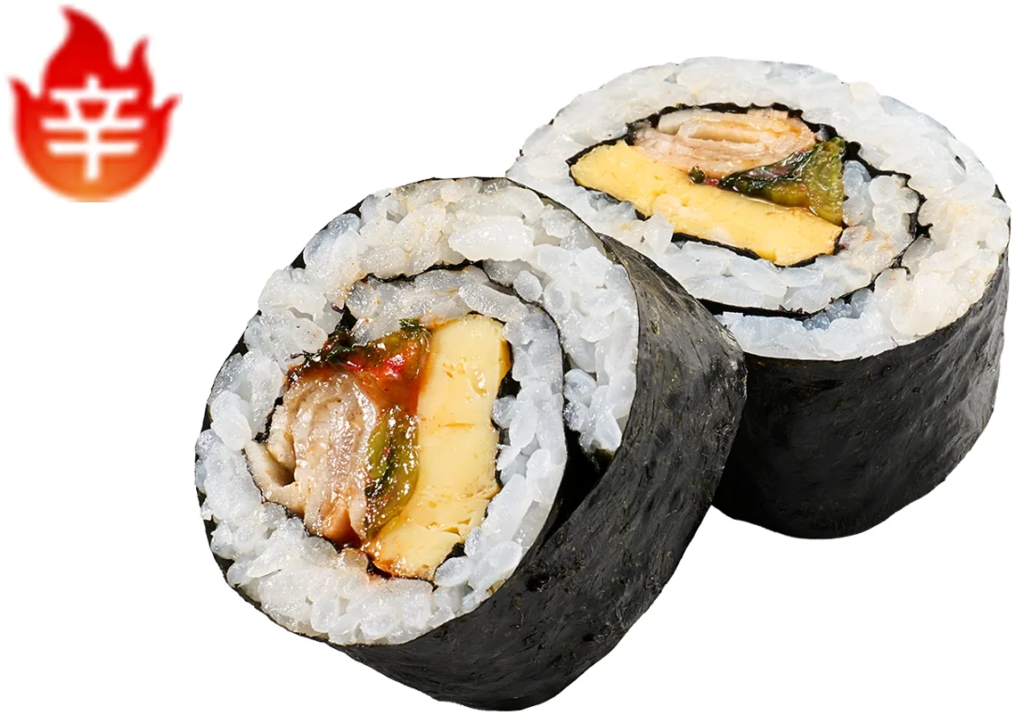 スシロー×「土曜はこれダネッ！」初コラボ！長野愛溢れる、長野県ならではのコラボ商品を共同開発！「長野県産野沢菜キムチキンパ」が登場！ 画像 2