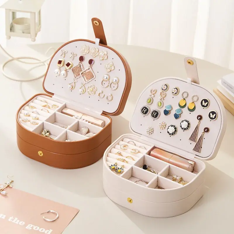 100円～　激安中国工場ジュエリーボックス　ピアスケース イヤリング 収納 引き出し 小物置きトレー ジュエリーポーチ ジュエリーケース 持ち運び プレゼント お祝い　新規取引募集を開始いたしました。 画像 10