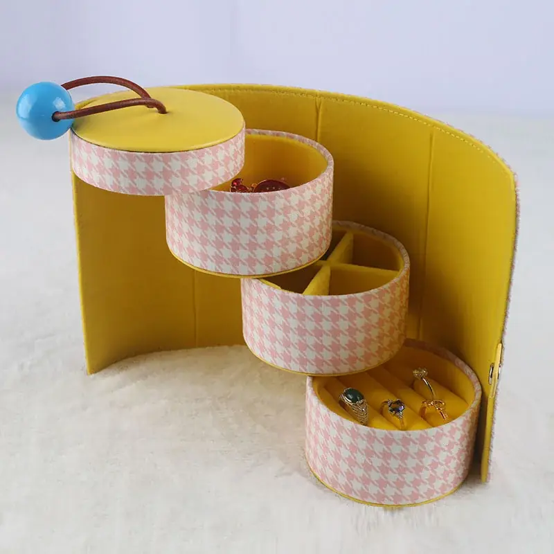 100円～　激安中国工場ジュエリーボックス　ピアスケース イヤリング 収納 引き出し 小物置きトレー ジュエリーポーチ ジュエリーケース 持ち運び プレゼント お祝い　新規取引募集を開始いたしました。 画像 16