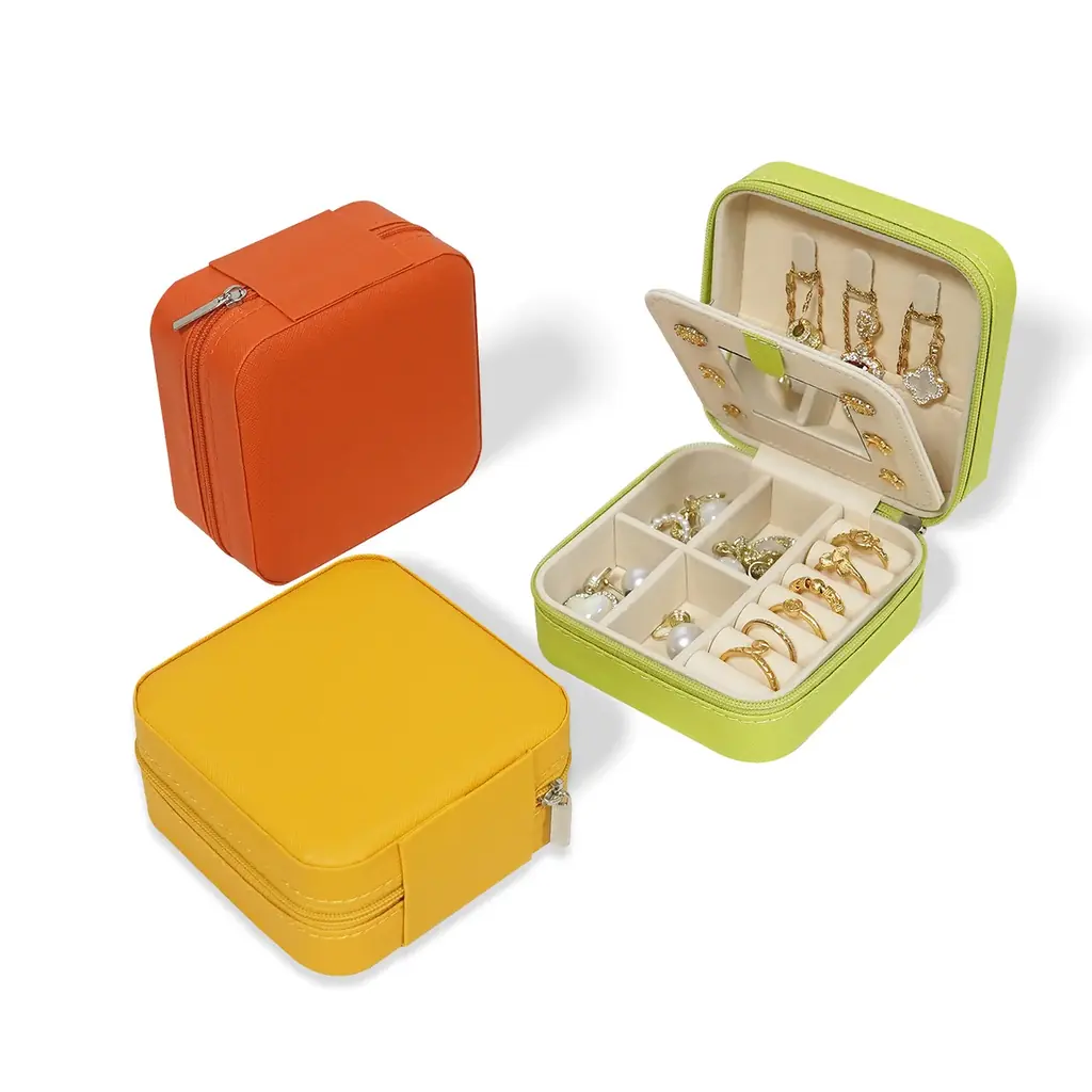 100円～　激安中国工場ジュエリーボックス　ピアスケース イヤリング 収納 引き出し 小物置きトレー ジュエリーポーチ ジュエリーケース 持ち運び プレゼント お祝い　新規取引募集を開始いたしました。 画像 2