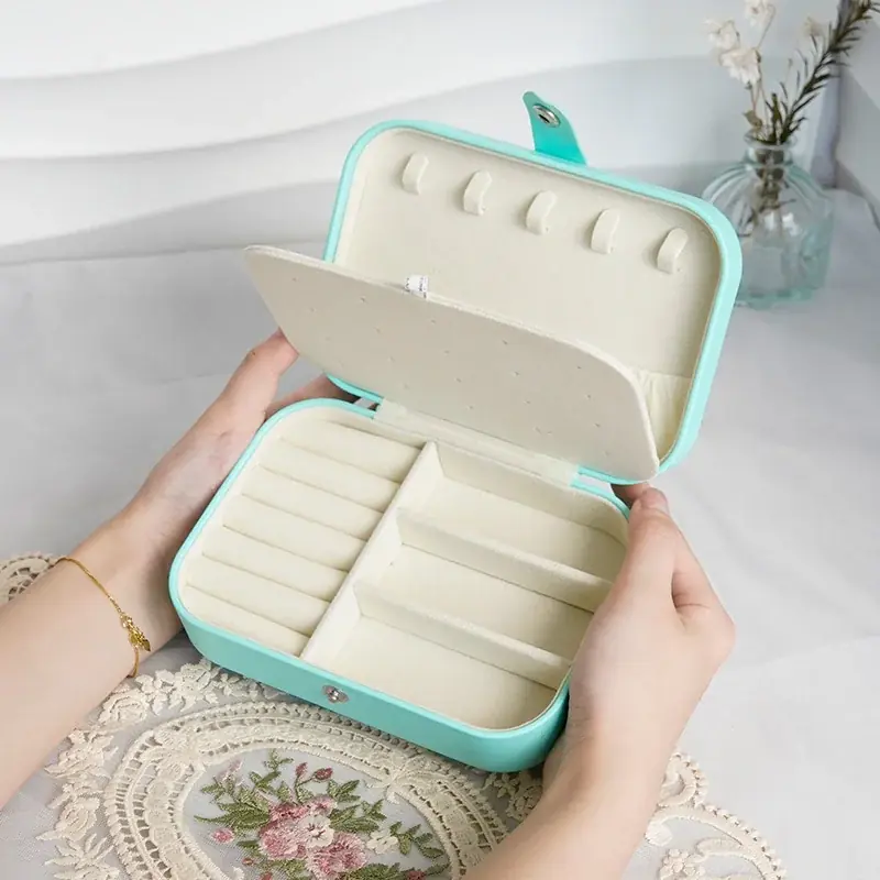 100円～　激安中国工場ジュエリーボックス　ピアスケース イヤリング 収納 引き出し 小物置きトレー ジュエリーポーチ ジュエリーケース 持ち運び プレゼント お祝い　新規取引募集を開始いたしました。 画像 6