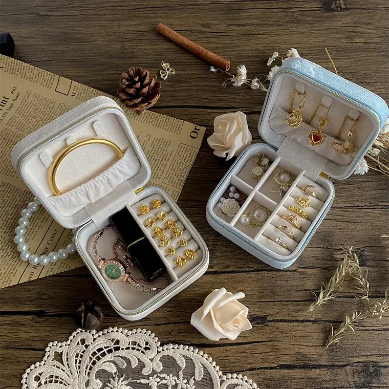 100円～　激安中国工場ジュエリーボックス　ピアスケース イヤリング 収納 引き出し 小物置きトレー ジュエリーポーチ ジュエリーケース 持ち運び プレゼント お祝い　新規取引募集を開始いたしました。 画像 7