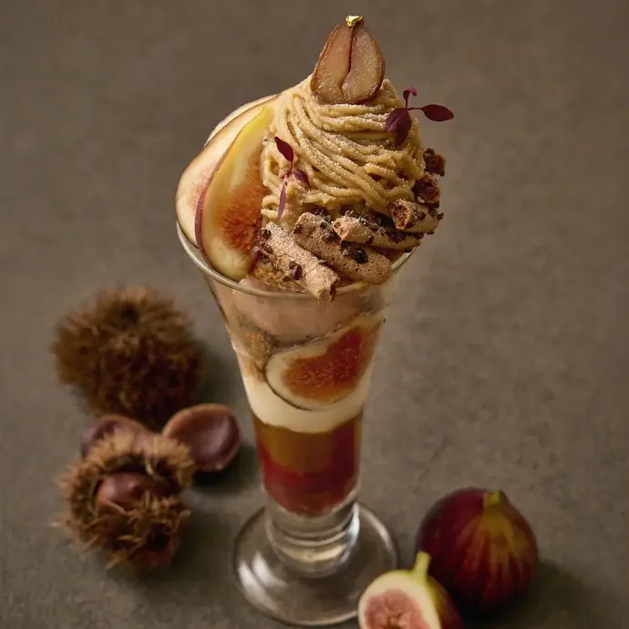 【渋谷・NEW LIGHTに秋のスイーツコレクションが登場】葡萄・無花果・栗で彩る2種のパフェとケーキを9月16日（火）より期間限定販売スタート 画像 2