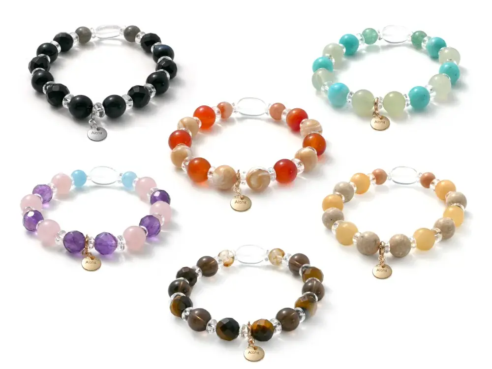 幸運を願う6種のパワーストーンブレスレット「Pomaikai Overall Luck Bracelet」、ハワイ発「マルラニハワイ」本店限定で新登場！ 画像 2