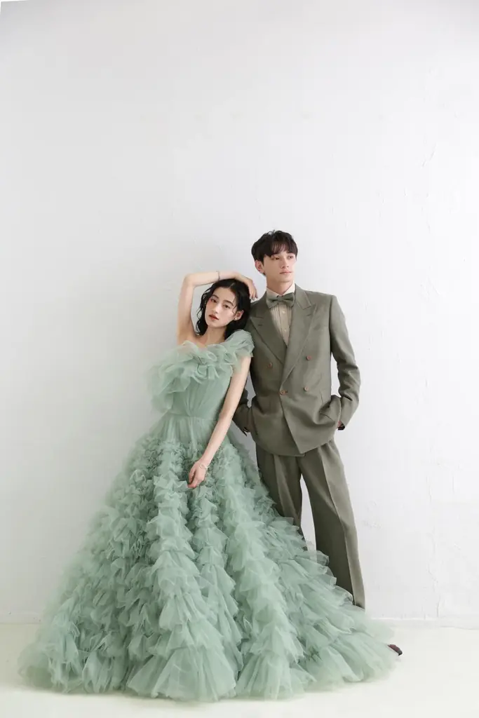 【NEW】aim札幌店より話題の新作グリーンドレスを使用したピュアな最新ウェディングフォトをリリース 画像 2