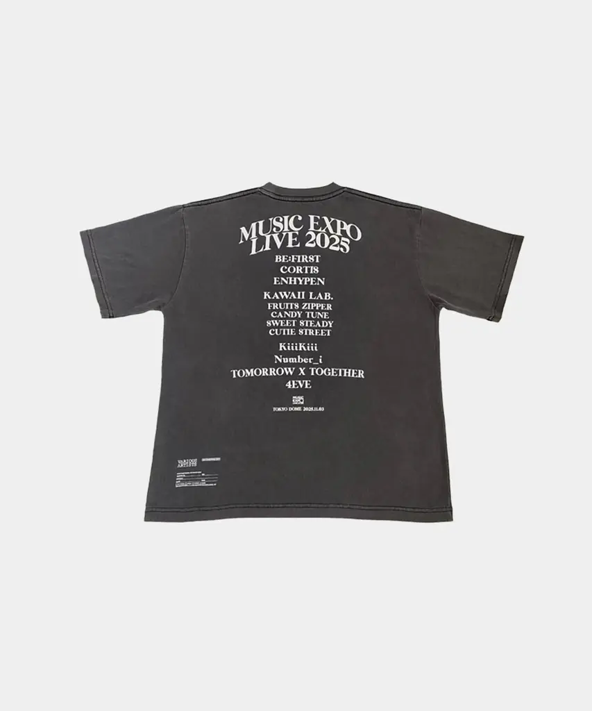 コンセプトストア「V.A.」が「MUSIC EXPO LIVE 2025」のオフィシャルTシャツをプロデュース 画像 3