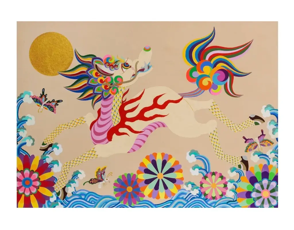 柴田亜美 個展「吉祥花獣」開催のご案内　会場：KOMIYAMA TOKYO G 画像 2