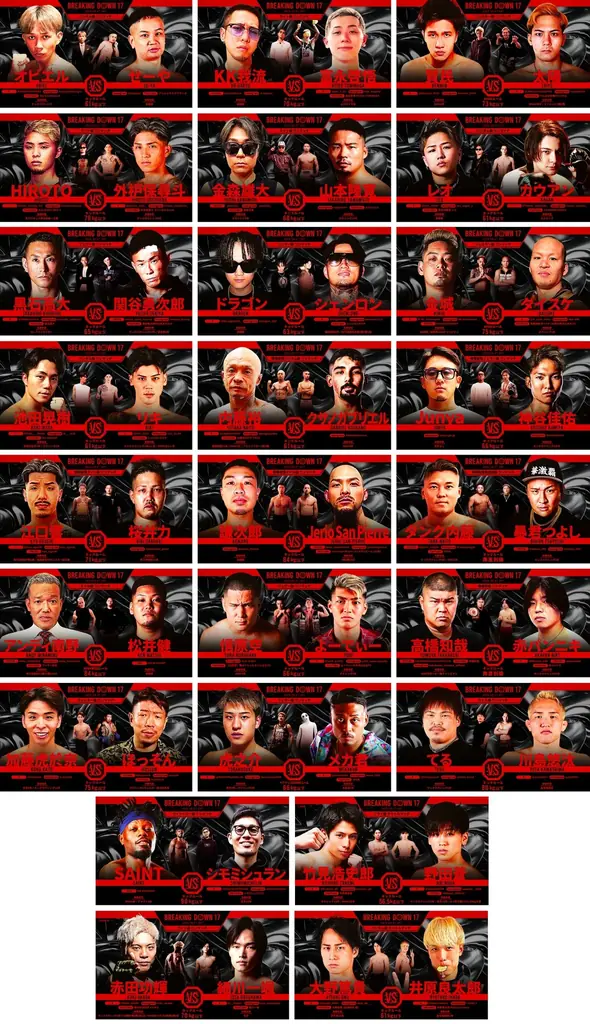 『AMBiQUE presents BreakingDown17』の対戦カードを都内実施の記者会見で発表！ 画像 2