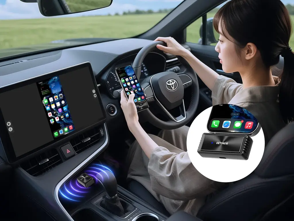 発売以来高評価の2in1アダプター『GetPairr Mirror Cast』が初のセール――ワイヤレスミラーリング対応＆CarPlay無線化 画像 5