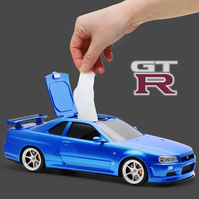 ◎「日産スカイラインGT-R（BNR34）」型ウェットティッシュケースの新色が「丹波屋栃木くらしっく」で取扱開始！ 画像 2