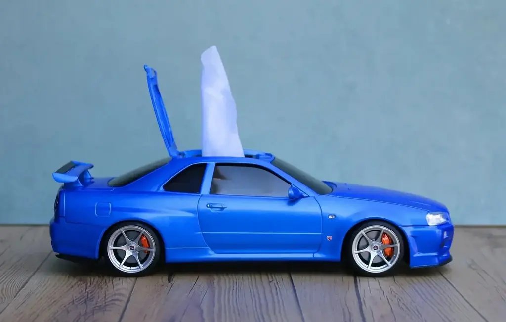 ◎「日産スカイラインGT-R（BNR34）」型ウェットティッシュケースの新色が「丹波屋栃木くらしっく」で取扱開始！ 画像 7