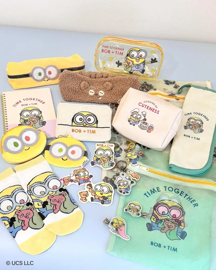 『怪盗グルー／ミニオンズ』シリーズの大人気キャラクター「Bob+Tim(ボブアンドティム)」×サンキューマートのコラボレーション雑貨が新登場！10月中旬より発売 画像 2