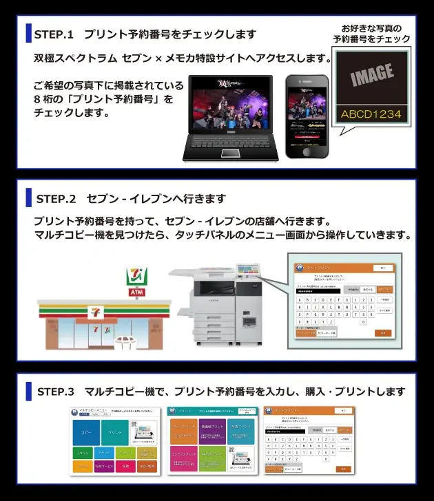 メンズアイドルグループ『双極スペクトラム』のライブフォトがセブン‐イレブン店内マルチコピー機に登場　メモカぴあにて好評販売中！ 画像 10