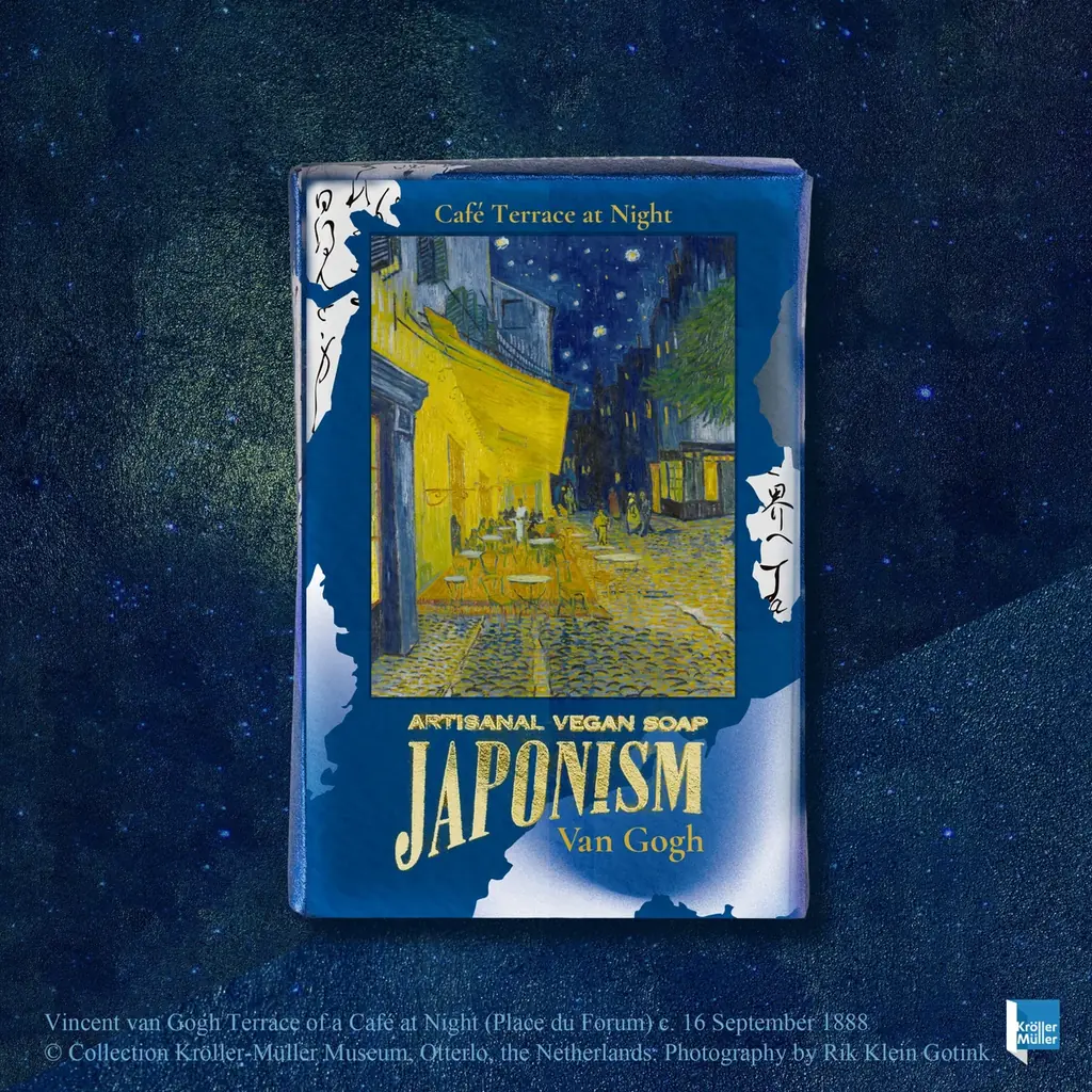 【ゴッホの“日本愛”を、和のクラフトに込めて】JAPON!SMから、『大ゴッホ展』会場限定の公式コラボ商品を発売。ゴッホの世界観を香りと色で表現した美容石鹸 画像 1