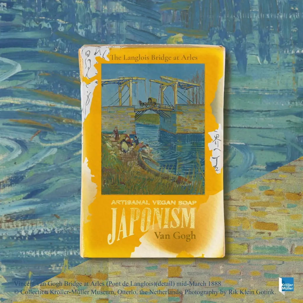 【ゴッホの“日本愛”を、和のクラフトに込めて】JAPON!SMから、『大ゴッホ展』会場限定の公式コラボ商品を発売。ゴッホの世界観を香りと色で表現した美容石鹸 画像 2