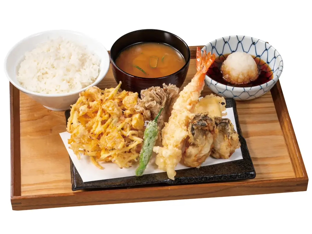 大粒牡蠣が主役！秋の味覚を贅沢に味わう「大粒牡蠣とかき揚げの秋天丼」天丼はま田に新登場 画像 3