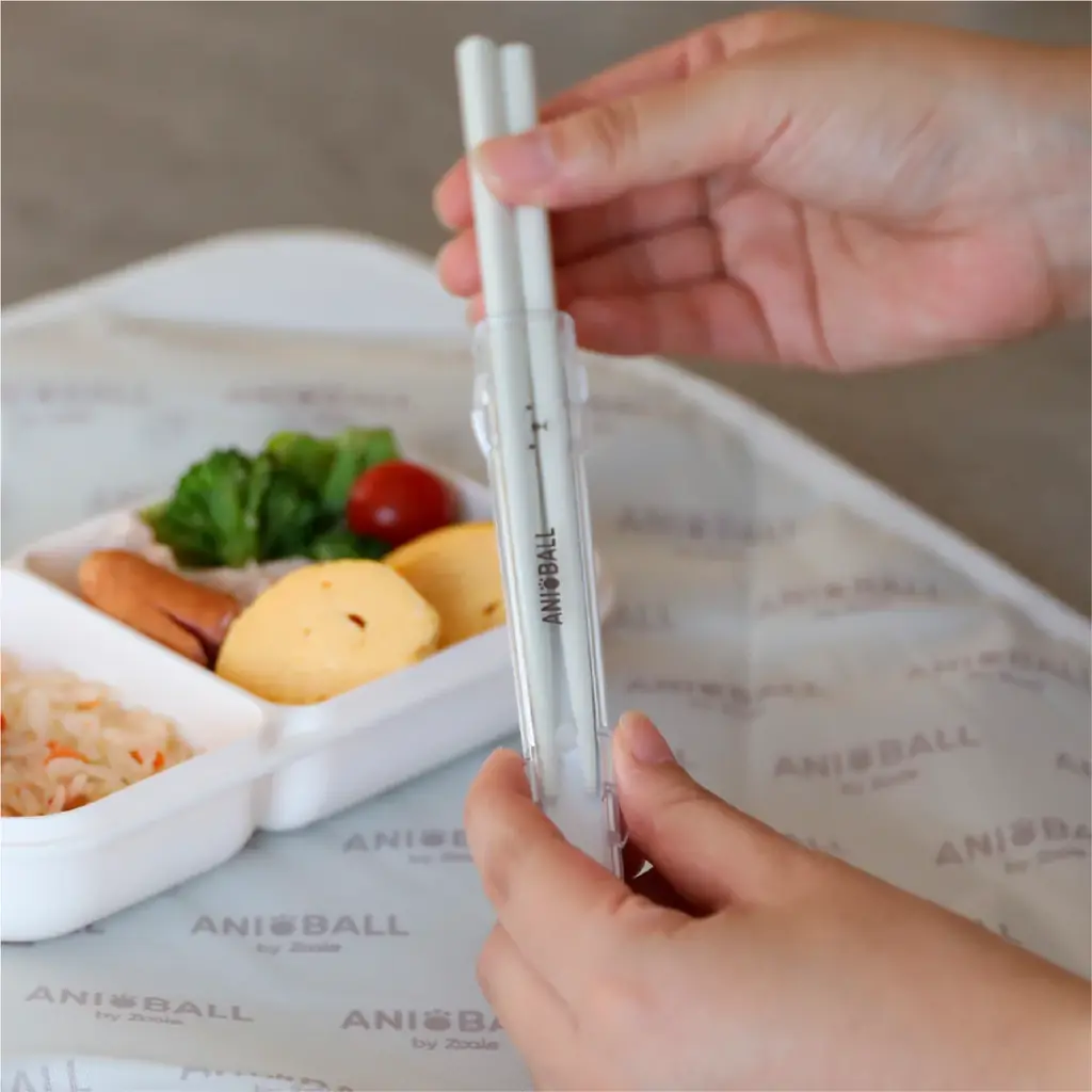 【新商品】お弁当時間が楽しみになる。アニボールの抗菌箸 画像 2