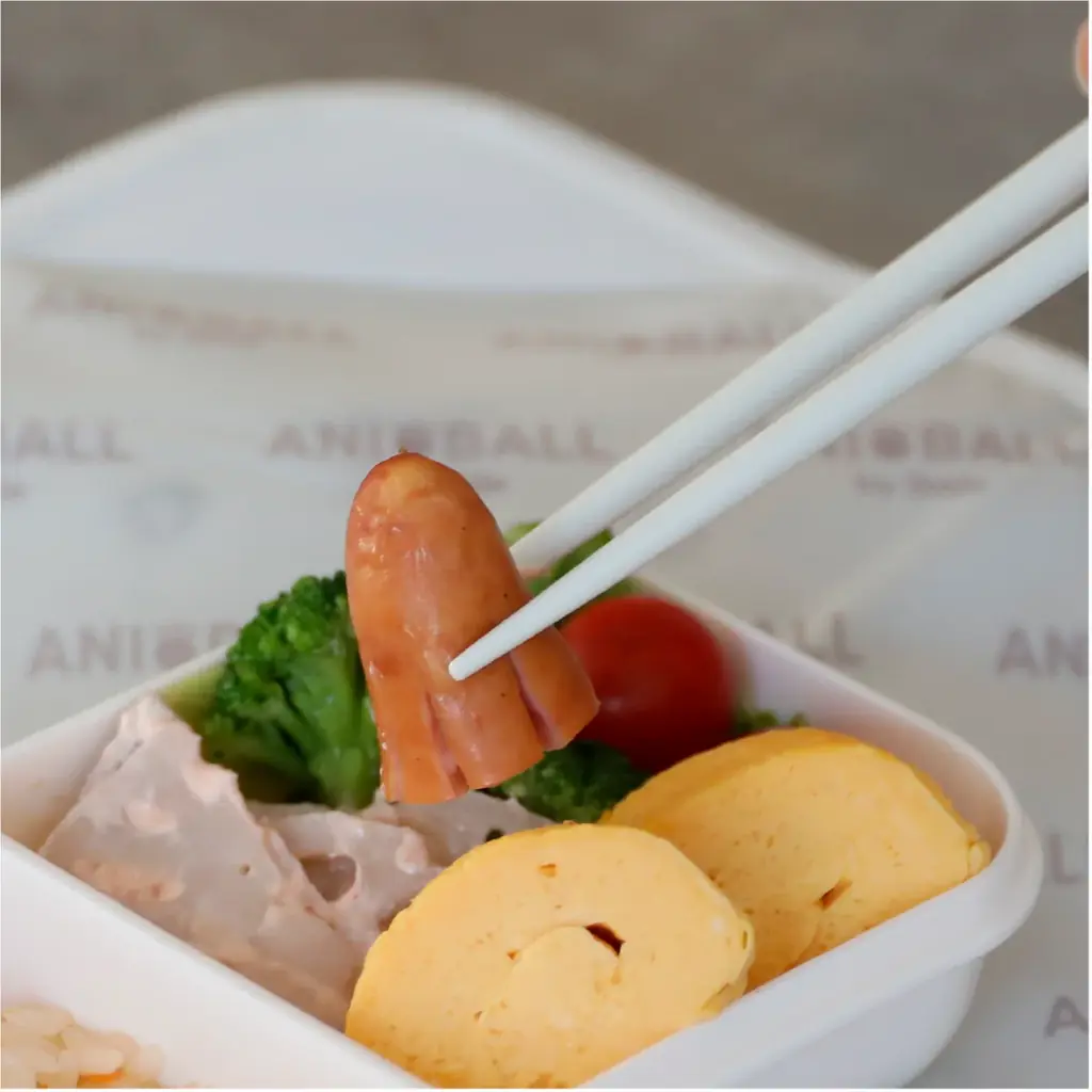 【新商品】お弁当時間が楽しみになる。アニボールの抗菌箸 画像 3