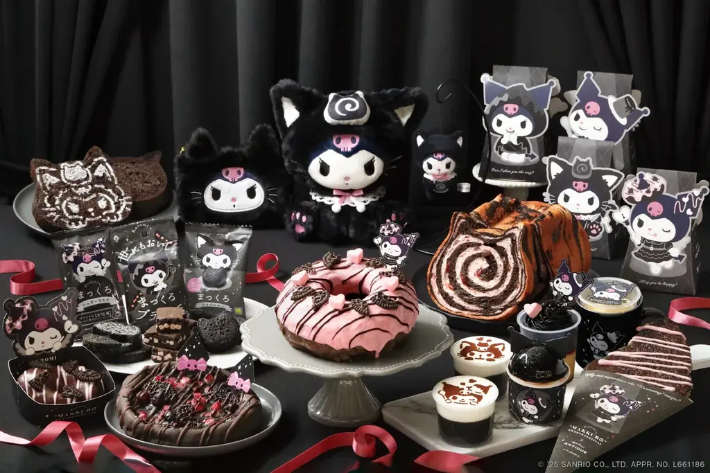 【「クロミ」×オールハーツ・カンパニー】サンリオキャラクター「クロミ」とコラボ！「ねこねこ」「パステル」「世にもおいしいチョコブラウニー」などから魔法にかかったまっくろなコラボ商品やグッズが新登場！ 画像 1