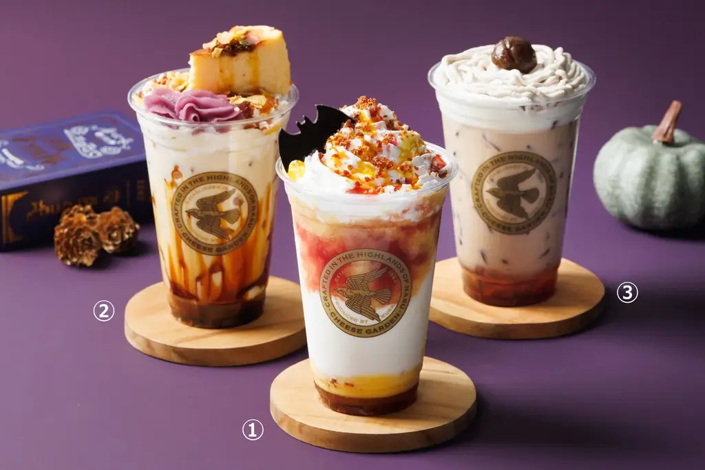 【チーズガーデン】秋の味覚「芋・栗・かぼちゃ」を楽しむチーズスイーツドリンク　ハロウィン気分を盛り上げる『HAPPY CHEESE HALLOWEEN』発売 画像 2