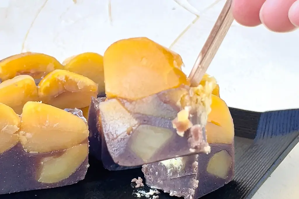 【秋彼岸限定】圧巻の栗ざんまい！蒸篭で蒸し上げる“本物“の味わい「生栗むし羊羹」が今年も登場！ 画像 7