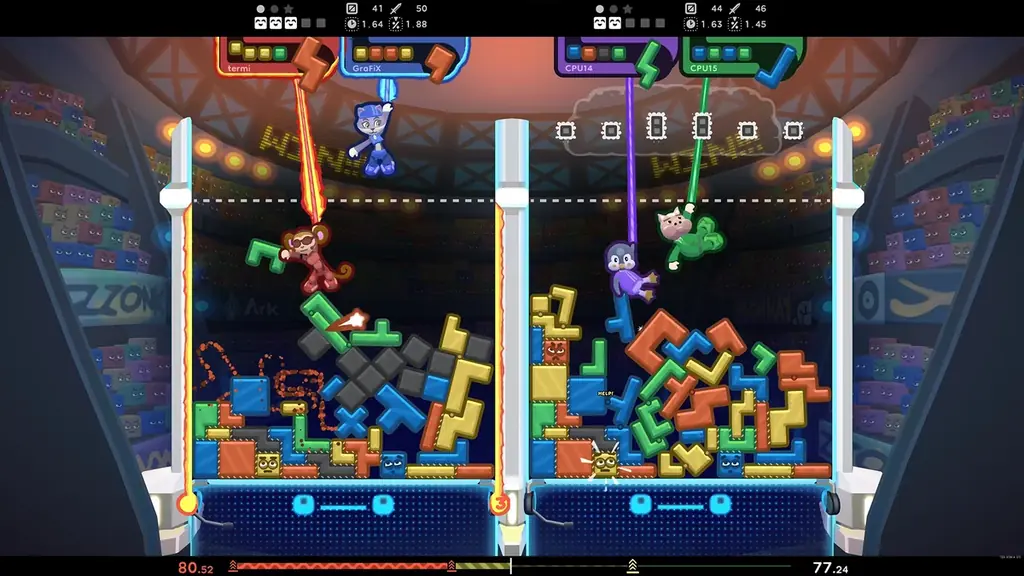 革新的な物理パズルパーティーゲーム『TopplePOP』、Nintendo SwitchTMで東京ゲームショウ初プレイ可能！ 画像 2