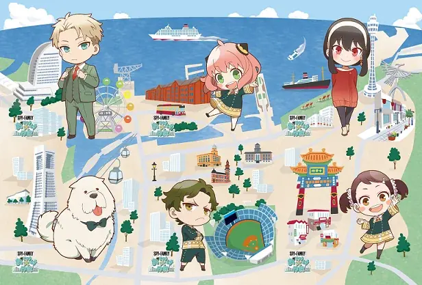 夏の終わりにアーニャたちが横浜を駆けまわる！『SPY×FAMILY「おでけけ」大作戦 in 横浜・みなとみらい』いよいよエリア拡大！ 画像 4
