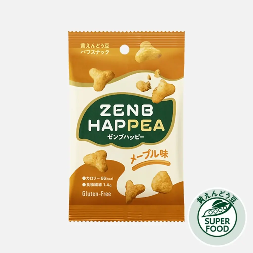 ダイエット中にも至福のおやつ時間を※1！豆から生まれたザクっと食感のパフスナック「ZENB HAPPEA（ゼンブハッピー）」新発売 画像 10