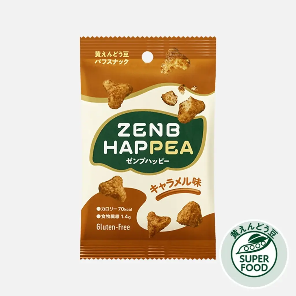 ダイエット中にも至福のおやつ時間を※1！豆から生まれたザクっと食感のパフスナック「ZENB HAPPEA（ゼンブハッピー）」新発売 画像 11