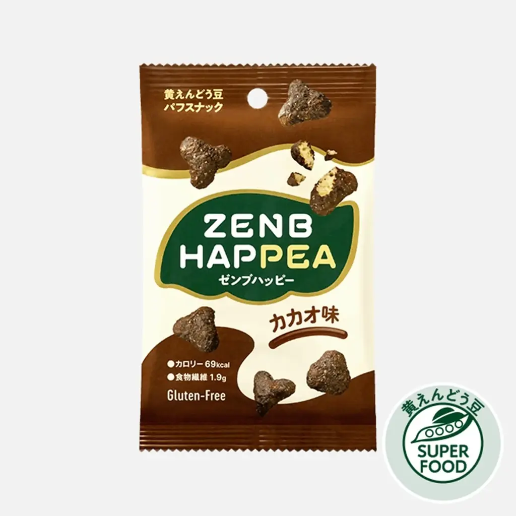 ダイエット中にも至福のおやつ時間を※1！豆から生まれたザクっと食感のパフスナック「ZENB HAPPEA（ゼンブハッピー）」新発売 画像 9