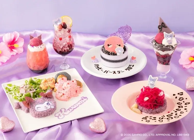 クロミ20周年をお祝いしたテーマカフェが東京・大阪・愛知・宮城で開催決定！「KUROMI 20th ANNIVERSARY CAFE」期間限定オープン！！ 画像 2