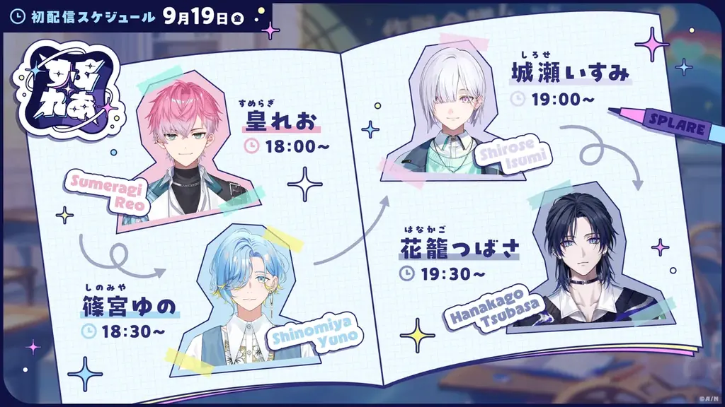 VTuber / バーチャルライバーグループ「にじさんじ」より、新たに4名がデビュー！本日2025年9月17日(水)より活動開始！ 画像 7
