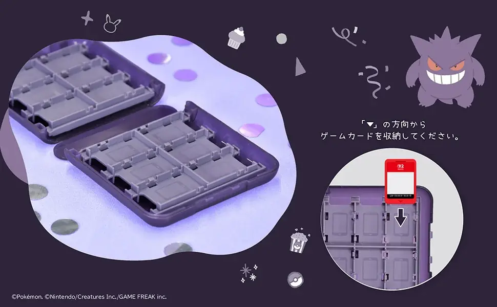 株式会社ホリ から カードケース 24枚収納 for Nintendo Switch™ 2 ゴーストパーティーが新登場 画像 3