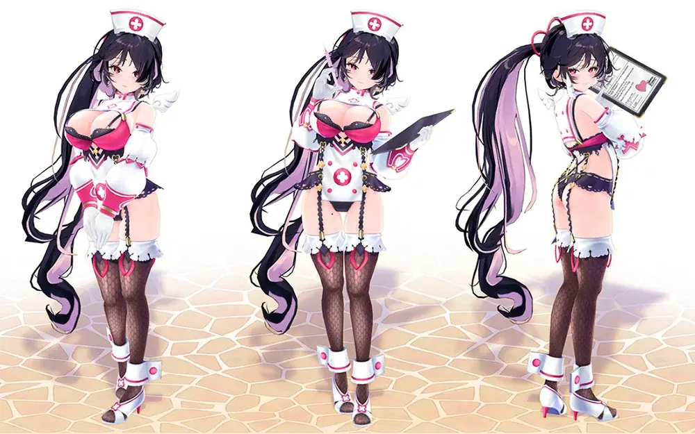 ＜　デタリキZ 特別防衛局隊員の日常　＞「デタリキZ」キャラクターデザイン八重樫南先生、美王院時女(ときめ)参戦！ 画像 2