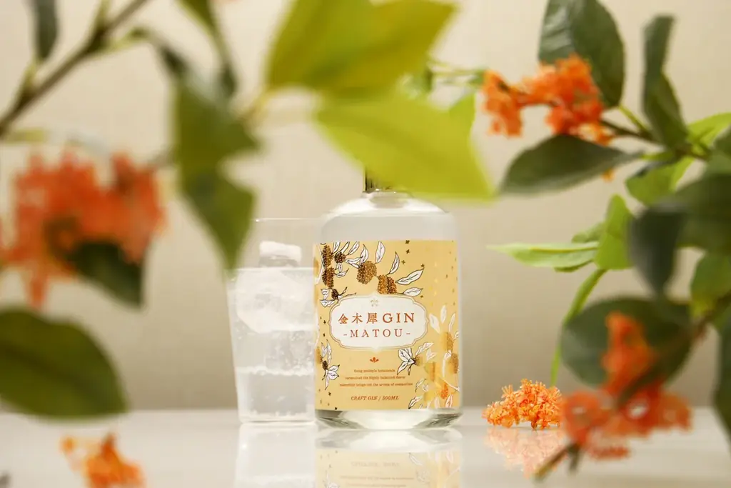 金木犀の生の花から香りを抽出したクラフトジン「金木犀GIN -MATOU-」を販売開始 画像 2
