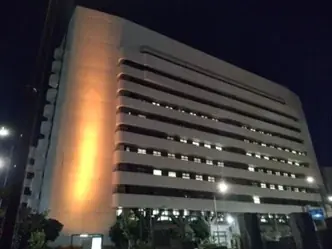横須賀市シンボル色点灯