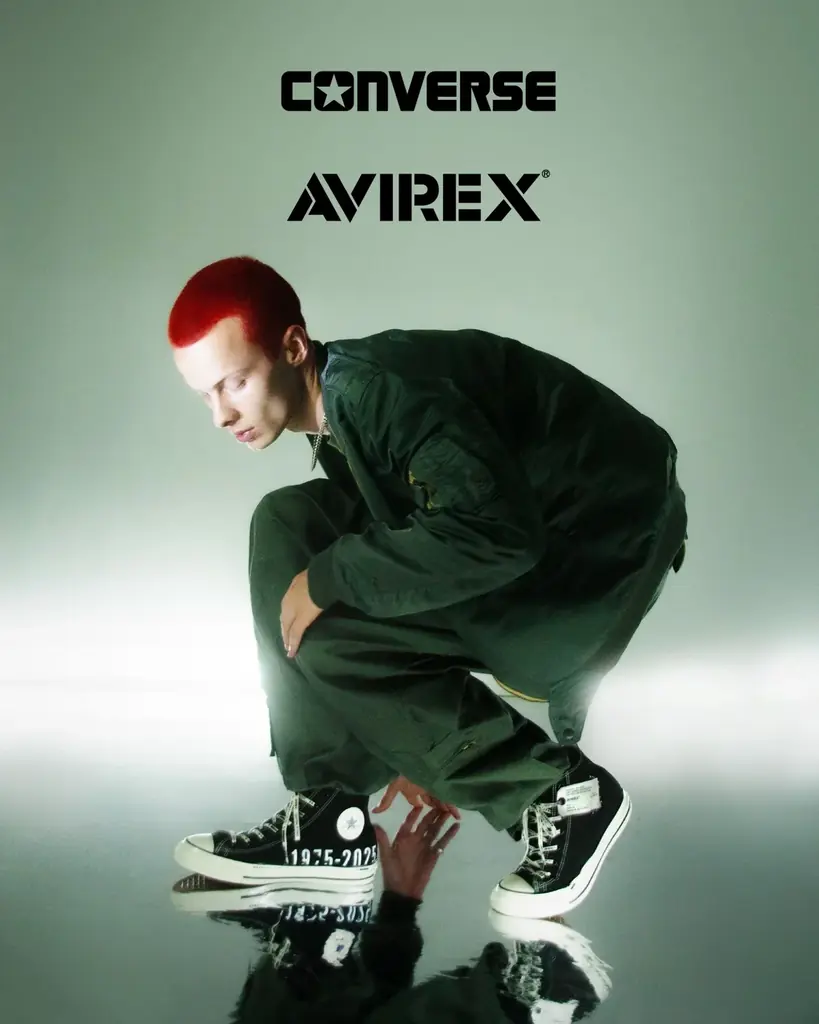 AVIREX × CONVERSE〈ALL STAR AGED HI / AX〉スペシャルコラボレーションが9月20日(土)より発売 画像 1