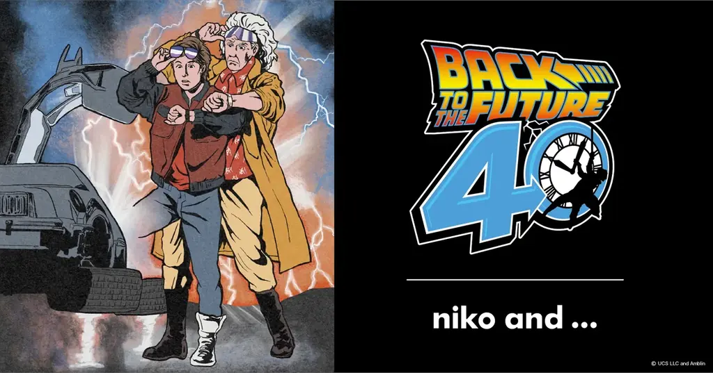 「niko and …」から映画「バック・トゥ・ザ・フューチャー」の公開40周年を記念したコラボアイテムを9月18日（木）よりWEBで先行予約発売！ 画像 1