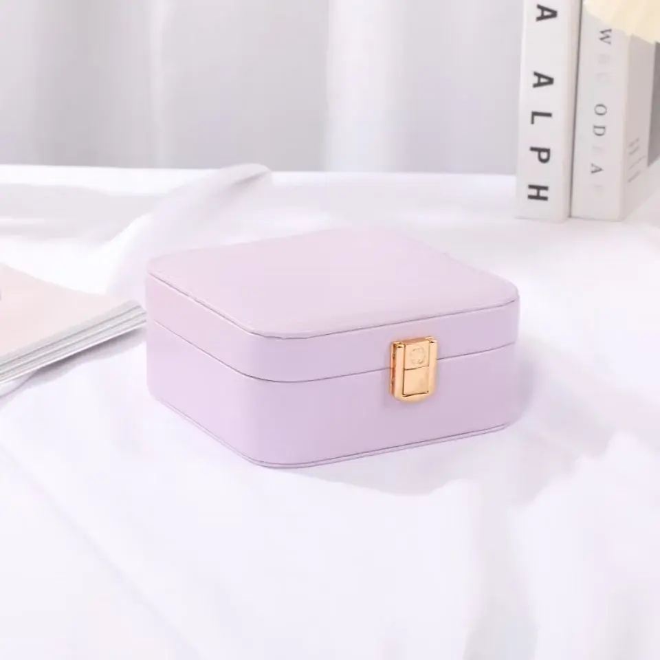 ジュエリーボックス　激安中国工場 ピアスケース イヤリング 収納 御社LOGOプリント、金箔押し、プレート可 ジュエリーケース 持ち運び プレゼント お祝い　新規取引募集を開始いたしました 画像 10