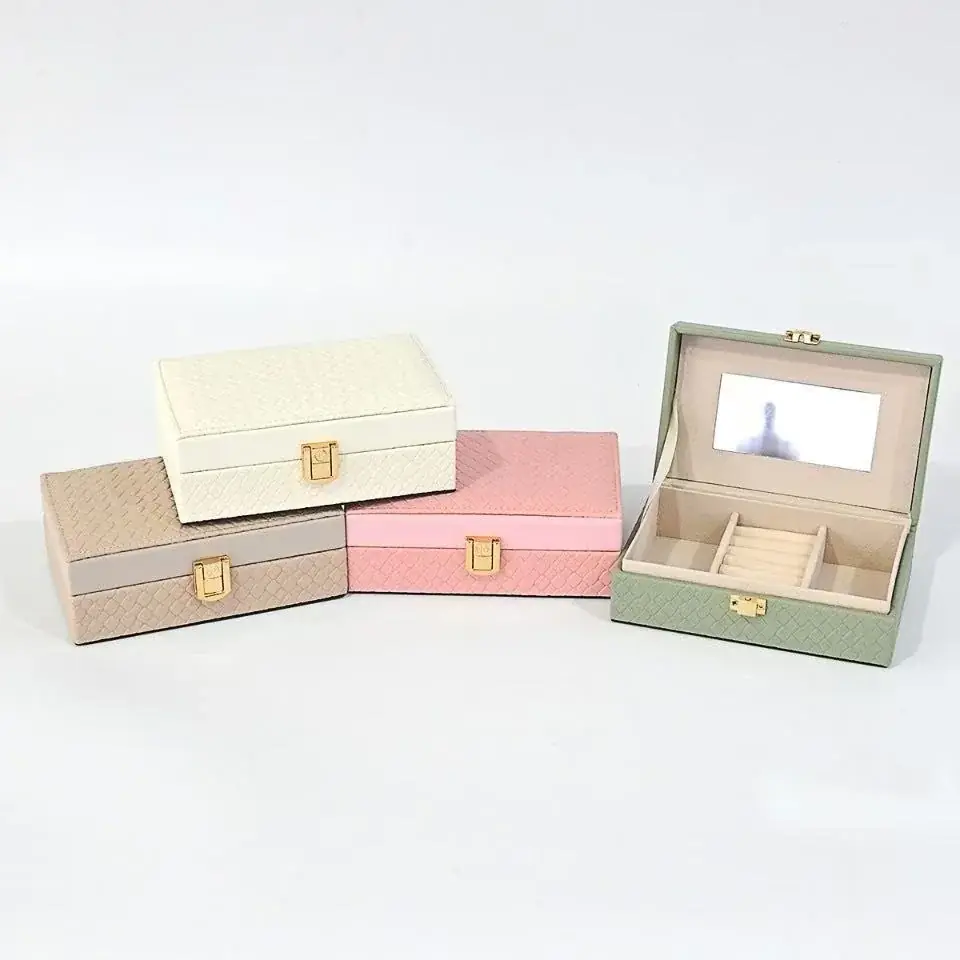 ジュエリーボックス　激安中国工場 ピアスケース イヤリング 収納 御社LOGOプリント、金箔押し、プレート可 ジュエリーケース 持ち運び プレゼント お祝い　新規取引募集を開始いたしました 画像 2