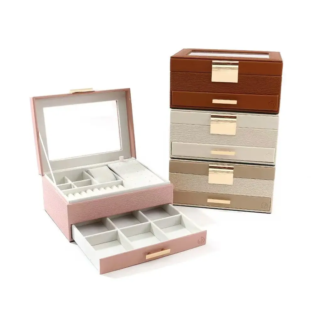 ジュエリーボックス　激安中国工場 ピアスケース イヤリング 収納 御社LOGOプリント、金箔押し、プレート可 ジュエリーケース 持ち運び プレゼント お祝い　新規取引募集を開始いたしました 画像 20